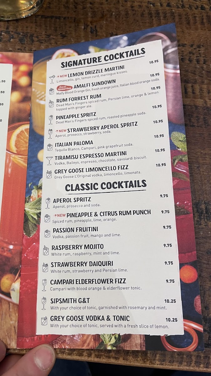 Menu Zizzi - One New Change (St Paul's)-3