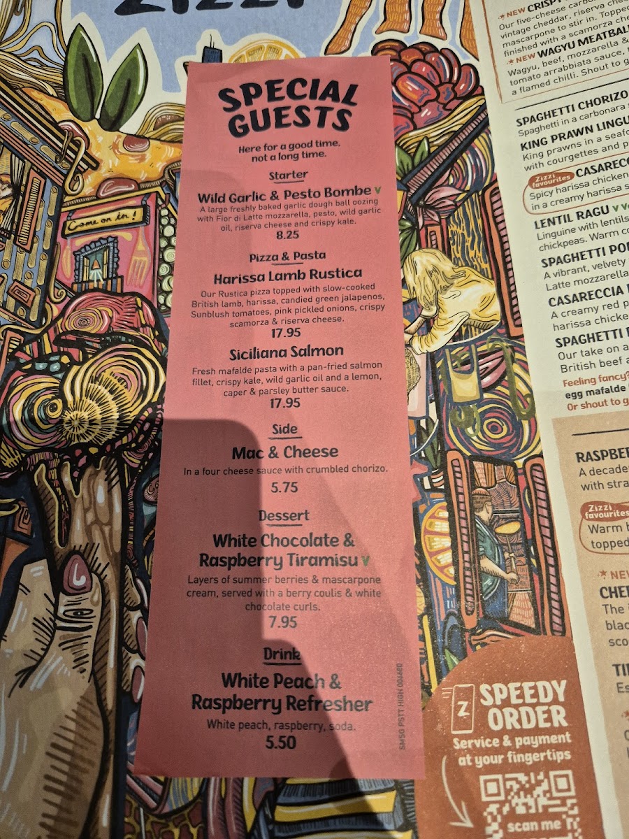 Menu Zizzi - One New Change (St Paul's)-6