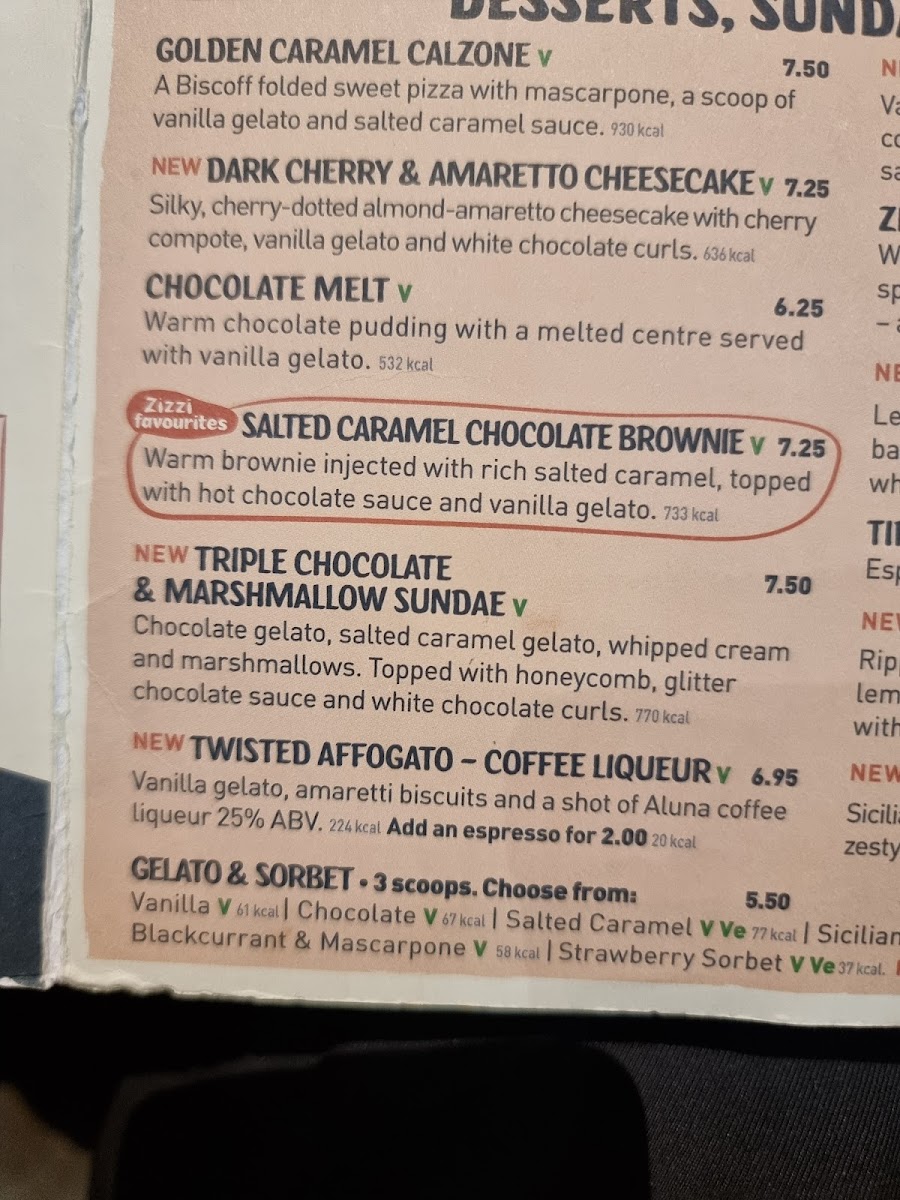 Menu Zizzi - One New Change (St Paul's)-7