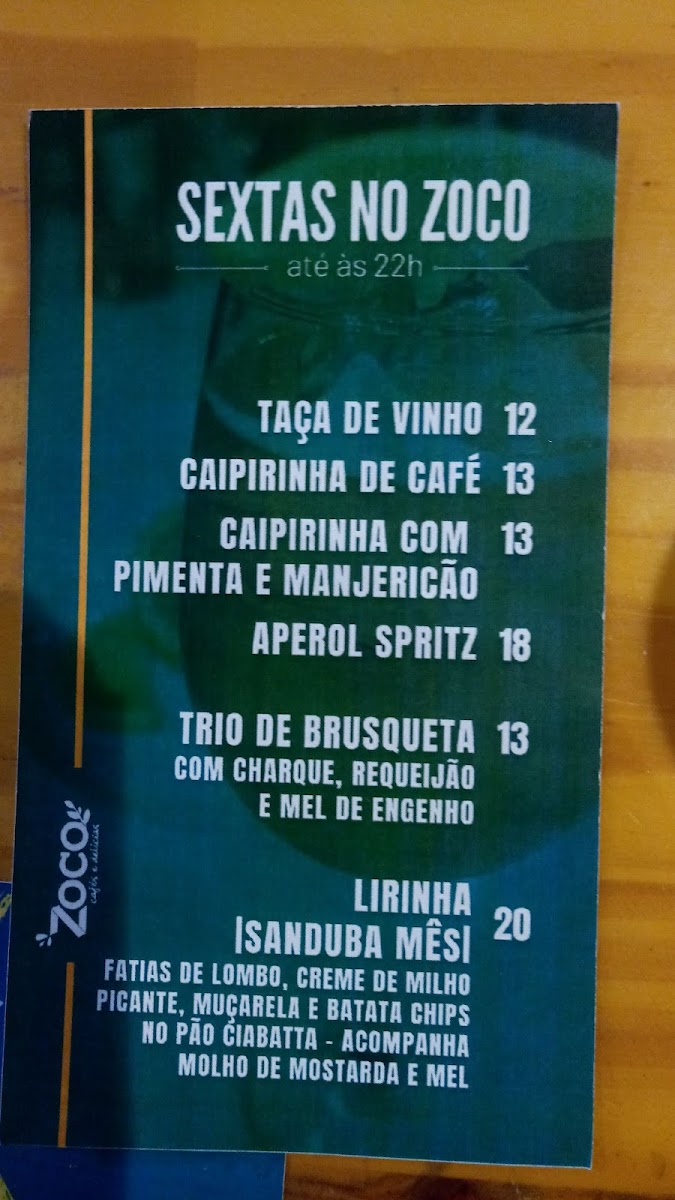 Menu Zoco Café-8