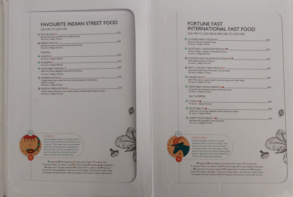 Menu Zodiac-3