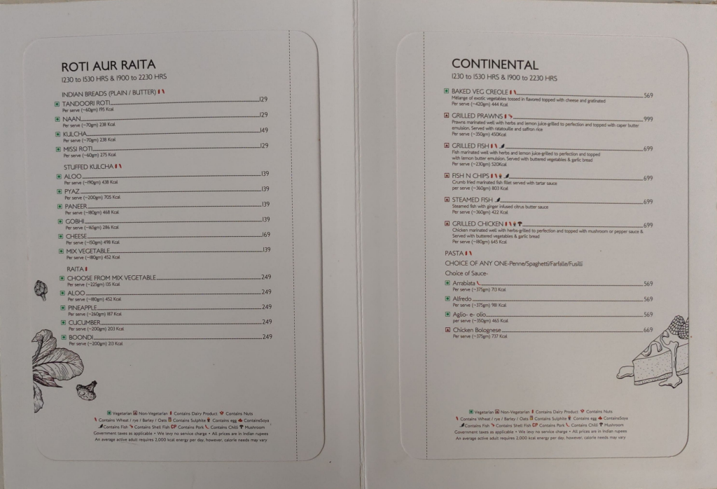 Menu Zodiac-5