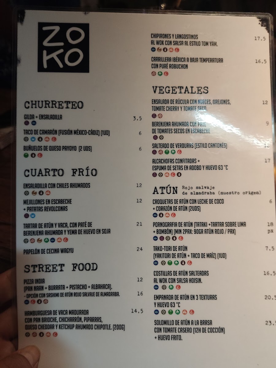 Menu Zoko Retiro - Restaurante En El Retiro-10