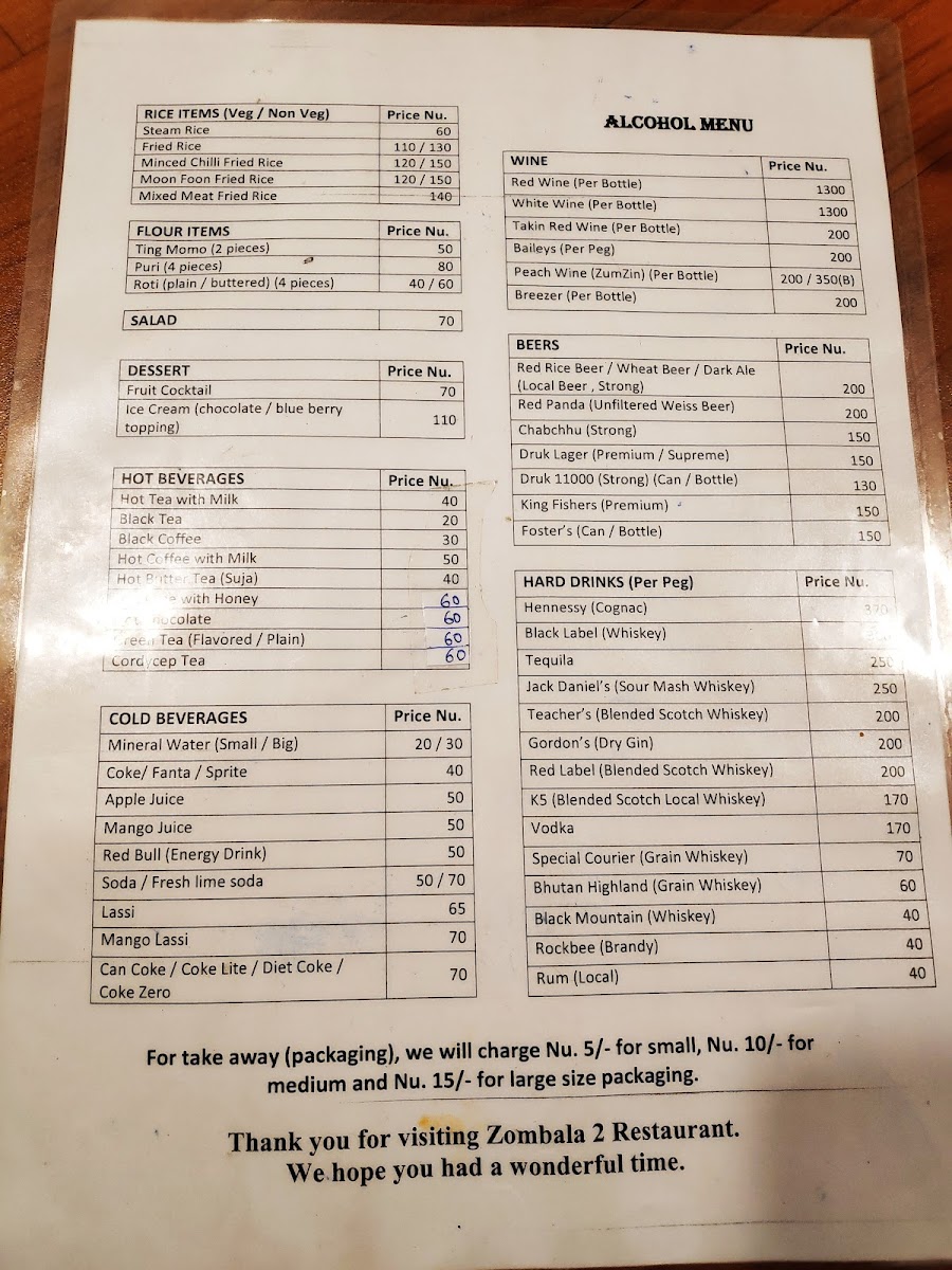 Menu Zombala 2 Restaurant-8