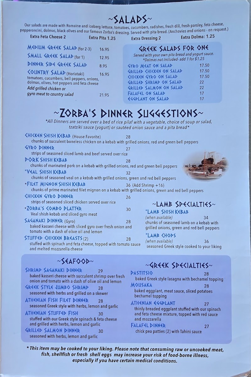 Menu Zorba The Greek-3