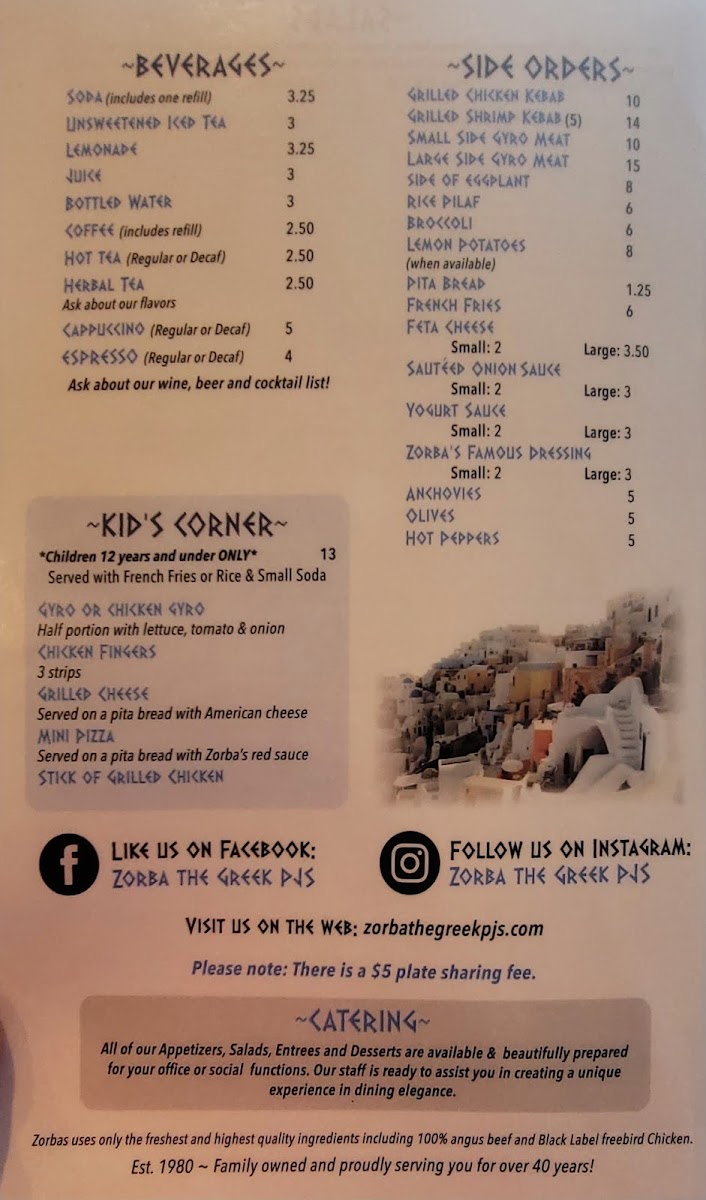 Menu Zorba The Greek-6