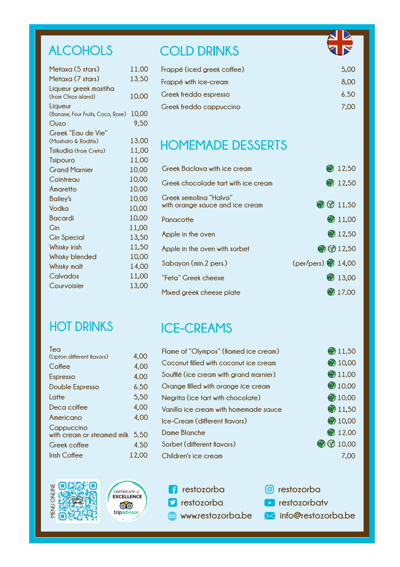 Menu Zorba-3