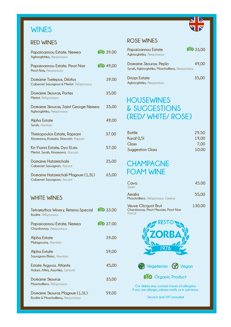 Menu Zorba-4