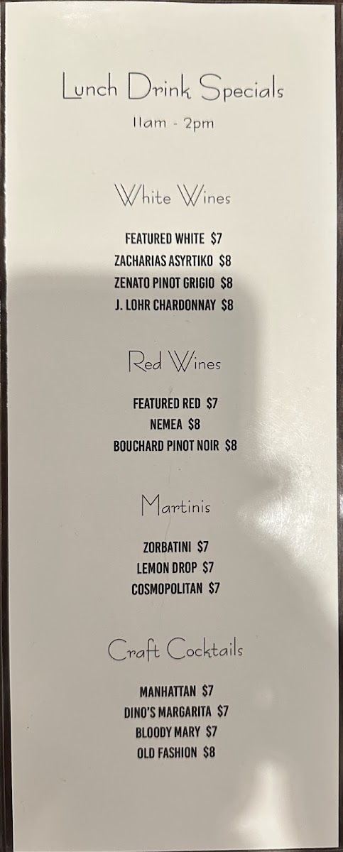 Menu Zorba's Greek Bistro-3