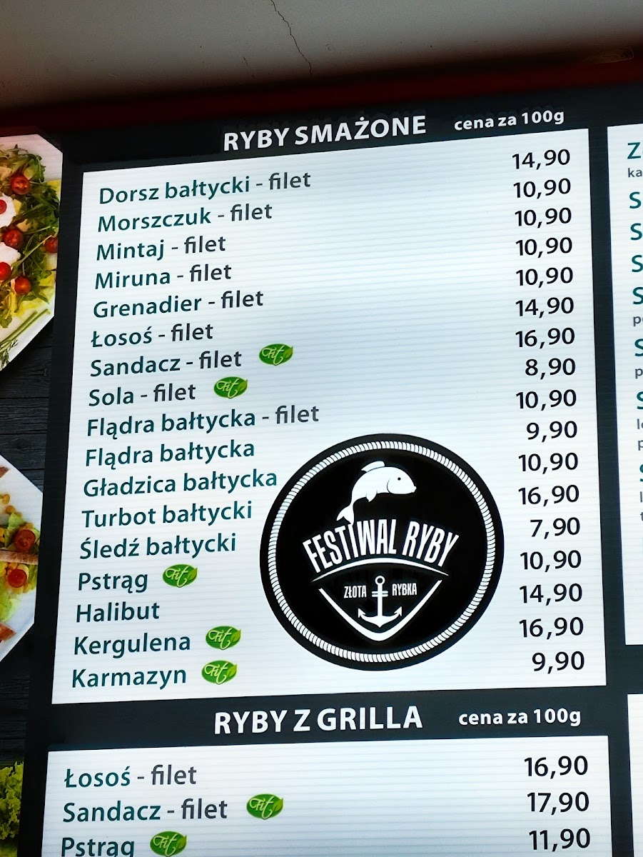Menu Złota Rybka-4