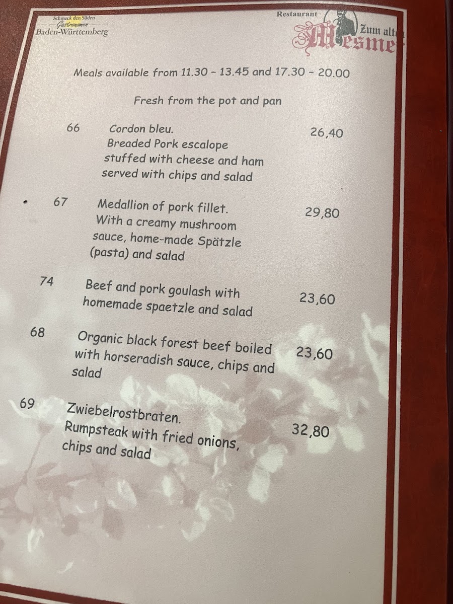 Menu Zum Alten Mesmer-2