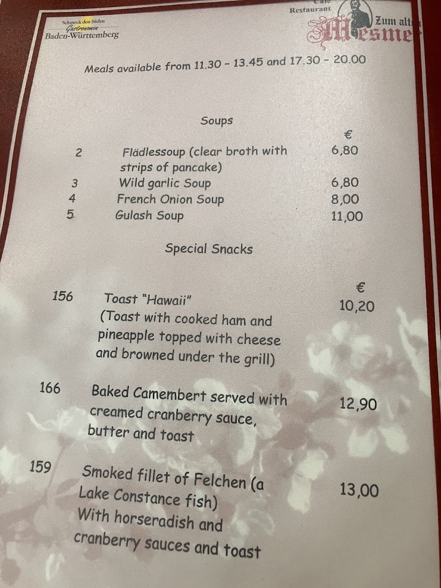 Menu Zum Alten Mesmer-3