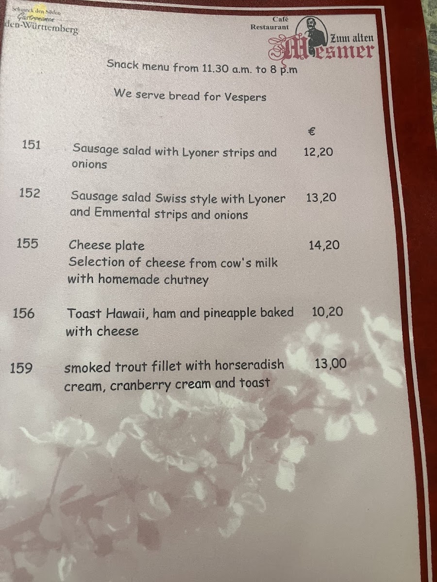 Menu Zum Alten Mesmer-4