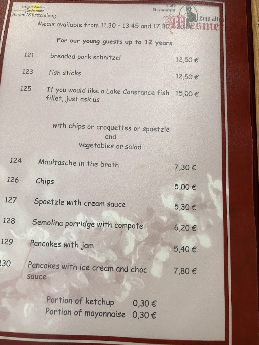 Menu Zum Alten Mesmer-5