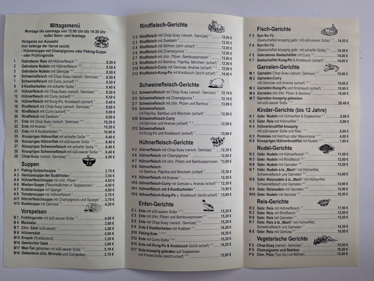 Menu Zum Chinesen Mach-3