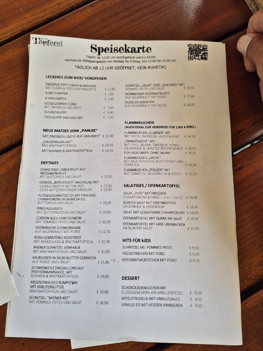 Menu Zur Alten Töpferei -Gulasch Restaurant & Veranstaltungs- Gmbh-2