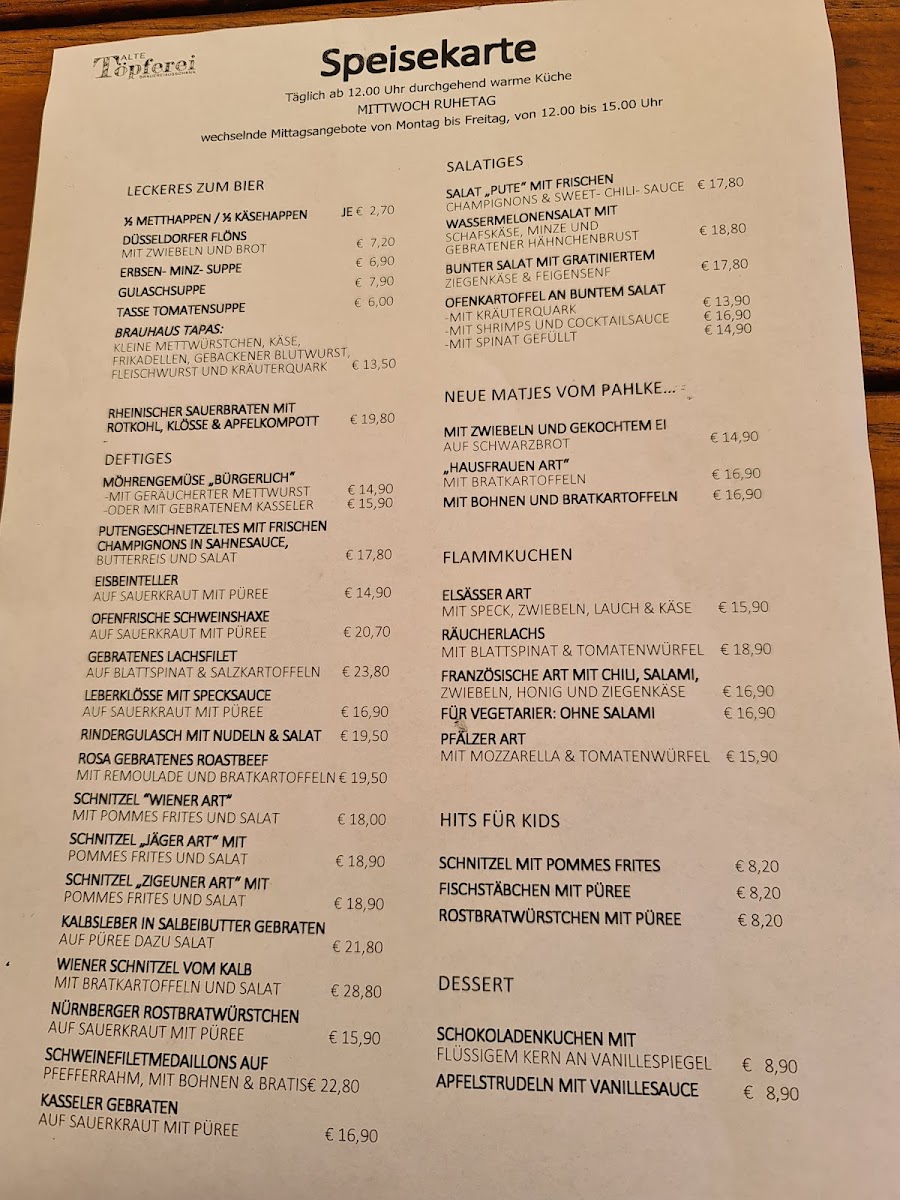 Menu Zur Alten Töpferei -Gulasch Restaurant & Veranstaltungs- Gmbh-5