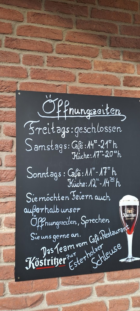 Menu Zur Esterholzer Schleuse | Café & Restaurant-2