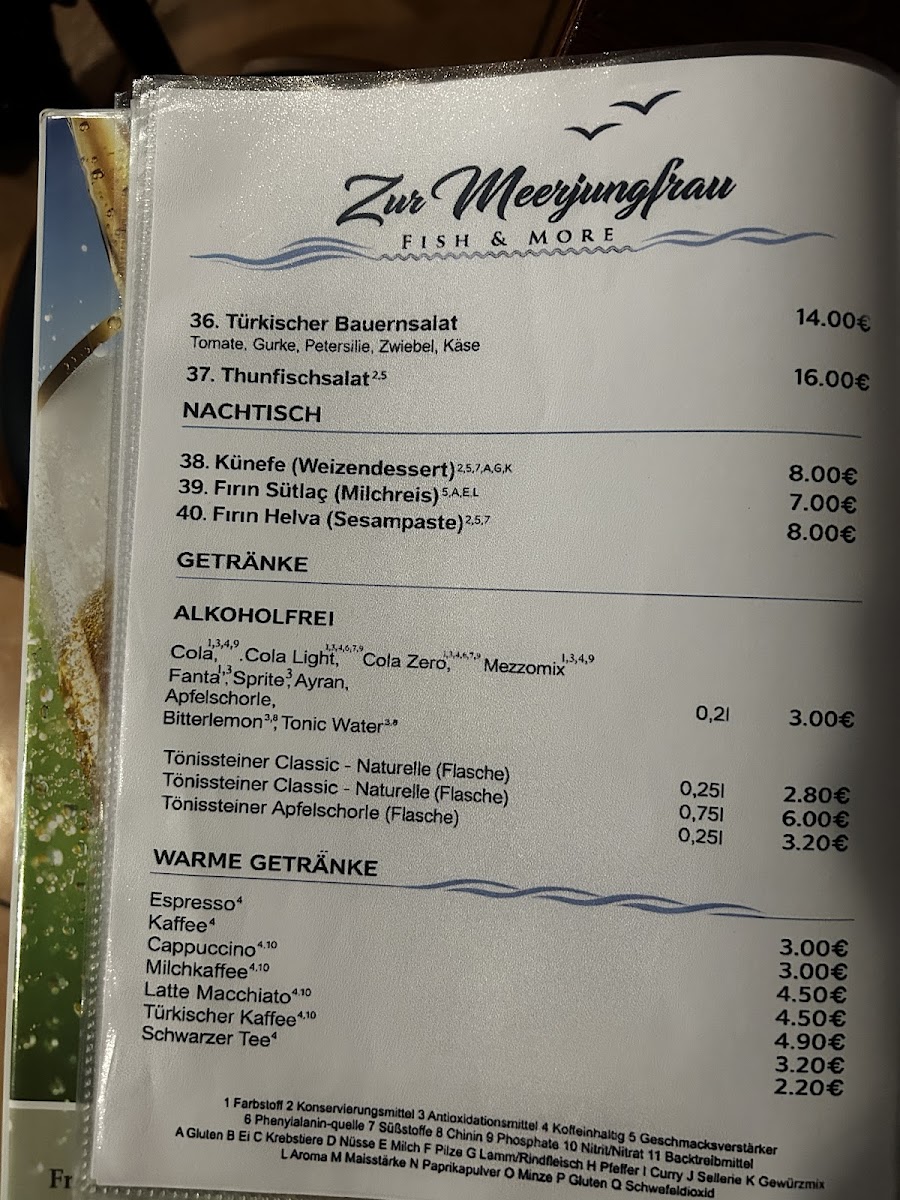 Menu Zur Meerjungfrau-5