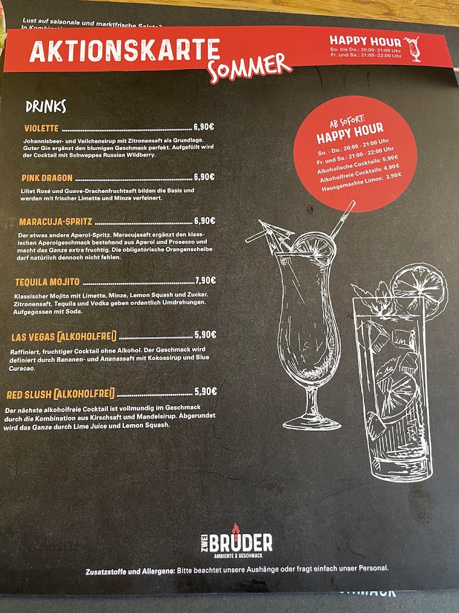 Menu Zwei Bruder-1