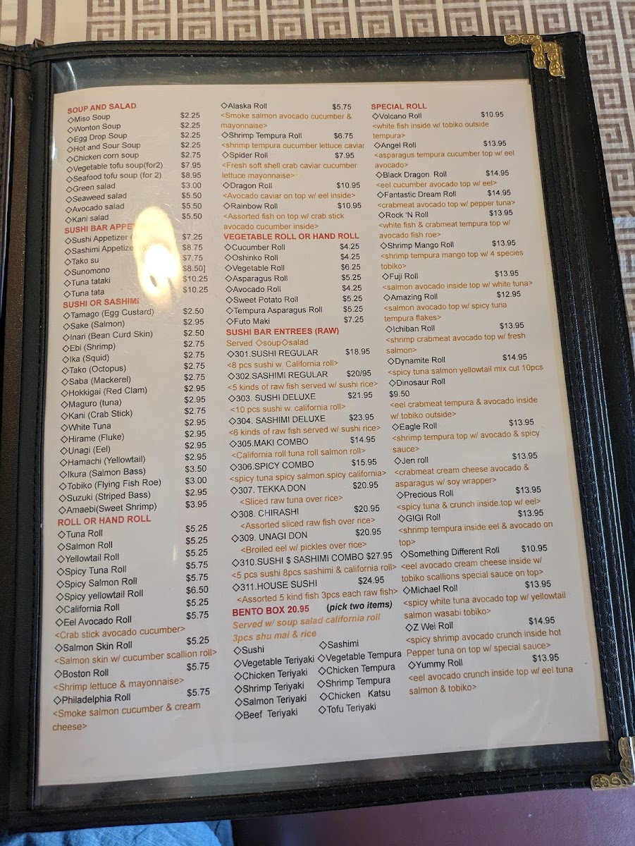 Menu Zwei Restaurant-1